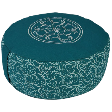 Top embroidery zafu cushion