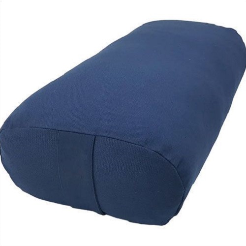 Navy blue color bolster cushion