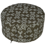 Full printed meditation cushion zafu