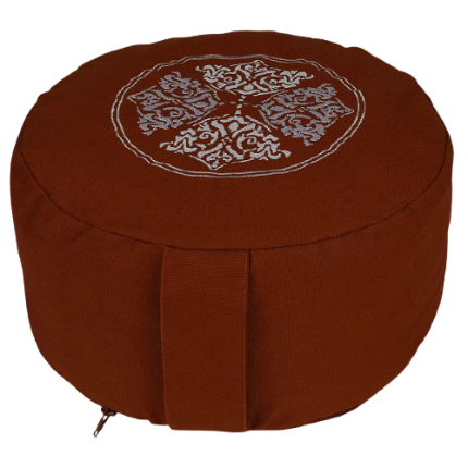 Top Embroidered Zafu Cushion