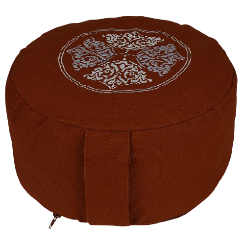 Top Embroidered Zafu Cushion