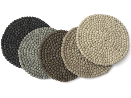 Singing bowl cushion felt 40 cm plain