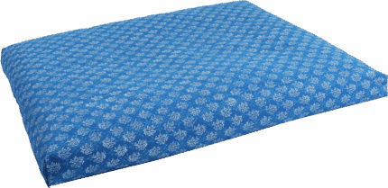 Zabuton Mat (Navy Block Printed)