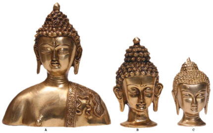 BRASS BUDHA BUST